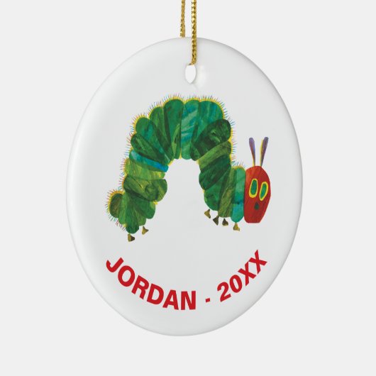 Eric Carle Christmas Raupe Keramik Ornament (Rechts)