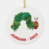Eric Carle Christmas Raupe Keramik Ornament (Vorne)