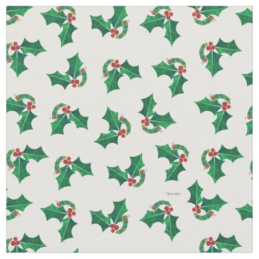 Eric Carle Christmas Raupe Stoff (Nahaufnahme)