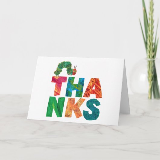 Eric Carle | Dank Raupe Karte (Vorderseite)