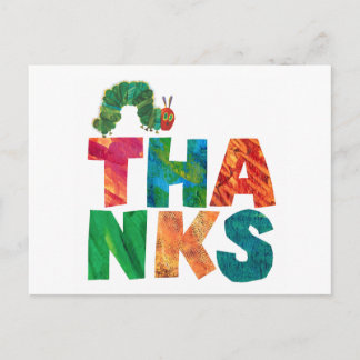 Eric Carle | Dank Raupe Postkarte