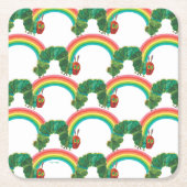 Eric Carle | Das Muster der sehr unglücklichen Rau Rechteckiger Pappuntersetzer (Vorderseite)