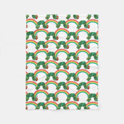 Eric Carle: Das Muster der sehr unglücklichen Raup Fleecedecke (Vorderseite)