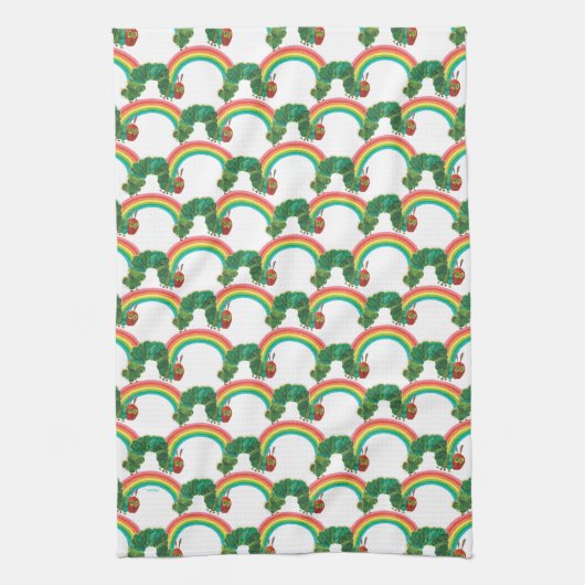 Eric Carle: Das Muster der sehr unglücklichen Raup Geschirrtuch (Vertikal)