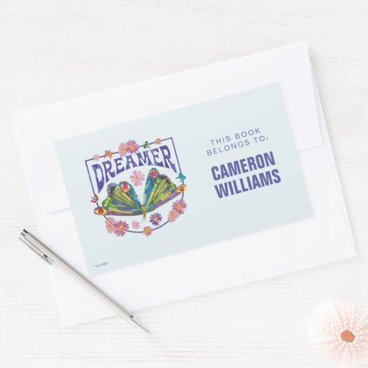 Eric Carle | Dreamer Rechteckiger Aufkleber (Umschlag)