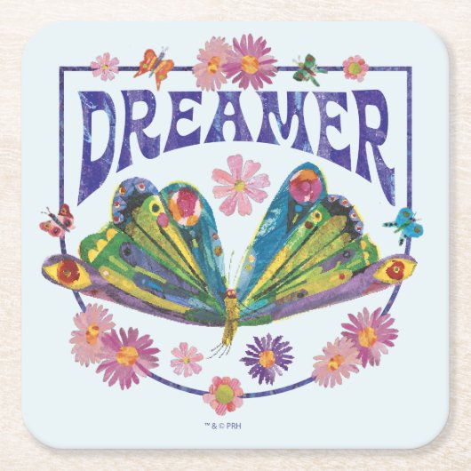Eric Carle | Dreamer Rechteckiger Pappuntersetzer (Vorderseite)