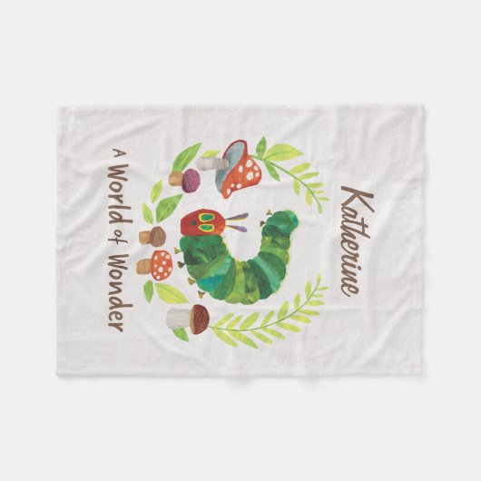 Eric Carle | Eine Welt des Wunders Fleecedecke (Vorderseite (Horizontal))