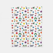 Eric Carle | Eric Carle Animals Muster Fleecedecke (Vorderseite)