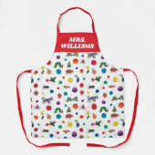 Eric Carle | Eric Carle Animals Muster Schürze (Vorderseite)