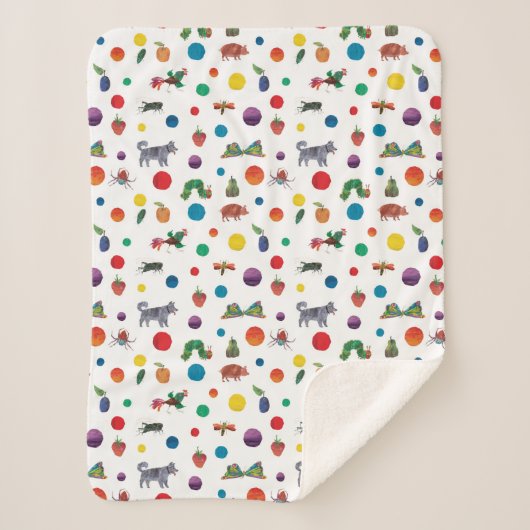 Eric Carle | Eric Carle Animals Muster Sherpadecke (Vorderseite)