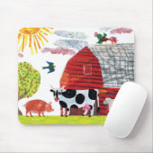 Eric Carle | Farbenfrohe Landschaft Mousepad (Mit Mouse)