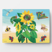 Eric Carle | Gartenlandschaft Blume Fotoplatte (Vorderseite)