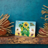 Eric Carle | Gartenlandschaft Blume Fotoplatte (Seite)