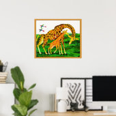 Eric Carle - Giraffe Poster (Heimbüro)