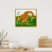 Eric Carle - Giraffe Poster (Küche)