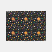 Eric Carle | Halloween Polka Dot Pattern Fleecedecke (Vorderseite (Horizontal))