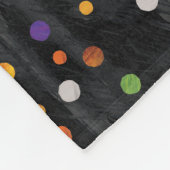 Eric Carle | Halloween Polka Dot Pattern Fleecedecke (Ecke)