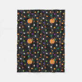 Eric Carle | Halloween Polka Dot Pattern Fleecedecke (Vorderseite)