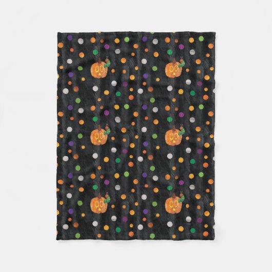 Eric Carle | Halloween Polka Dot Pattern Fleecedecke (Vorderseite)
