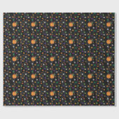 Eric Carle | Halloween Polka Dot Pattern Geschenkpapier (Flach)