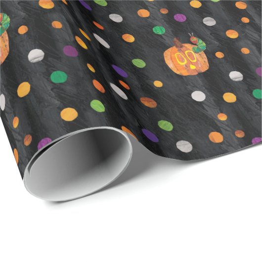 Eric Carle | Halloween Polka Dot Pattern Geschenkpapier (Rolleneckpunkt)