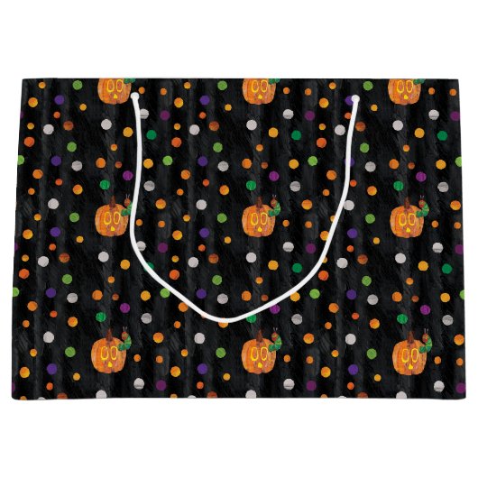 Eric Carle | Halloween Polka Dot Pattern Große Geschenktüte (Vorderseite)
