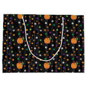 Eric Carle | Halloween Polka Dot Pattern Große Geschenktüte (Rückseite)