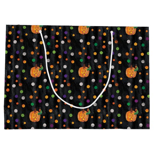 Eric Carle | Halloween Polka Dot Pattern Große Geschenktüte (Rückseite)