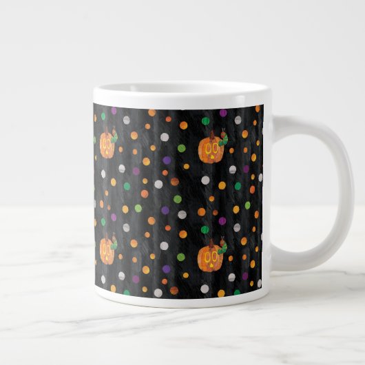 Eric Carle | Halloween Polka Dot Pattern Jumbo-Tasse (Rechts)
