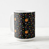 Eric Carle | Halloween Polka Dot Pattern Kaffeetasse (Vorderseite Links)