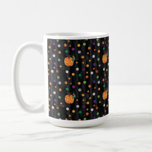 Eric Carle | Halloween Polka Dot Pattern Kaffeetasse (Links)