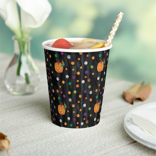 Eric Carle | Halloween Polka Dot Pattern Pappbecher (In Situ)