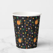 Eric Carle | Halloween Polka Dot Pattern Pappbecher (Rückseite)