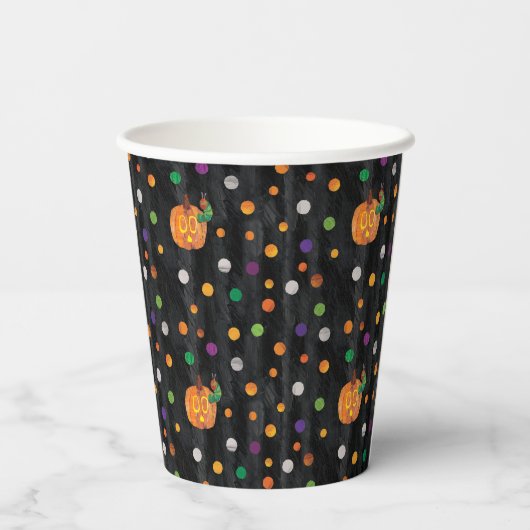 Eric Carle | Halloween Polka Dot Pattern Pappbecher (Rückseite)
