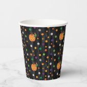 Eric Carle | Halloween Polka Dot Pattern Pappbecher (Vorderseite)