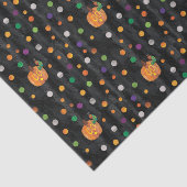Eric Carle | Halloween Polka Dot Pattern Seidenpapier (Ausschnitt)