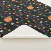 Eric Carle | Halloween Polka Dot Pattern Sherpadecke (3/4)