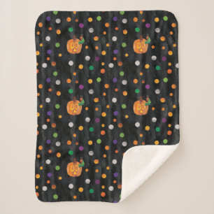 Eric Carle   Halloween Polka Dot Pattern Sherpadecke