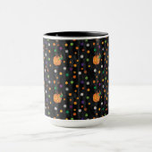 Eric Carle | Halloween Polka Dot Pattern Tasse (Zentrum)