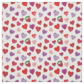 Eric Carle | Hungrige Raupe Herzmuster Stoff (Muster)