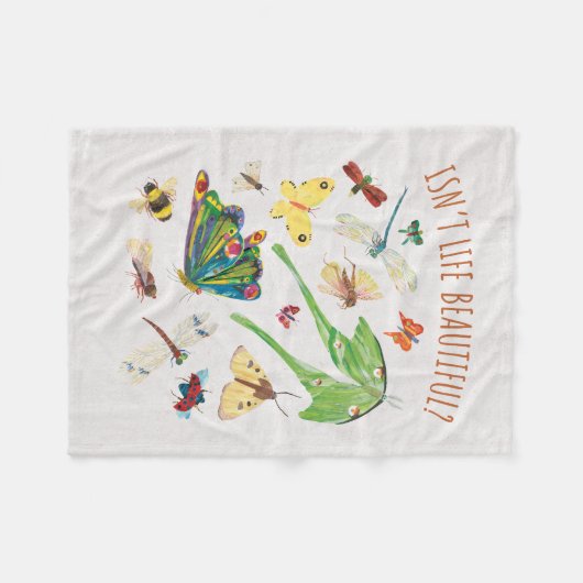 Eric Carle | Ist das Leben nicht schön? Fleecedecke (Vorderseite (Horizontal))