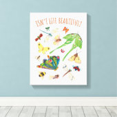 Eric Carle | Ist das Leben nicht schön? Leinwanddruck (Insitu (Holzboden))