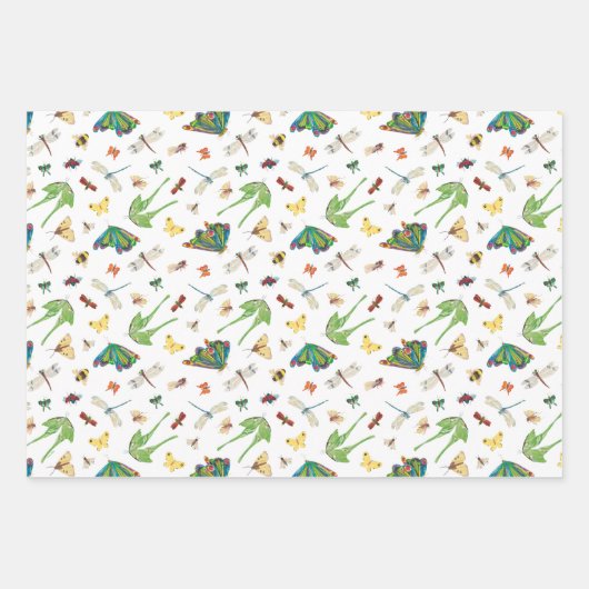 Eric Carle | Ist das Leben nicht schön? Muster Geschenkpapier Set (Vorderseite)