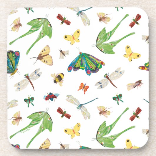 Eric Carle | Ist das Leben nicht schön? Muster Getränkeuntersetzer (Vorderseite)