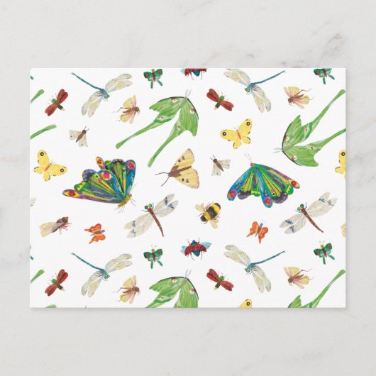 Eric Carle | Ist das Leben nicht schön? Muster Postkarte (Vorderseite)