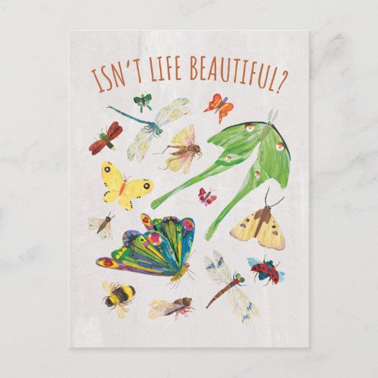 Eric Carle | Ist das Leben nicht schön? Postkarte (Vorderseite)