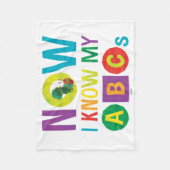 Eric Carle jetzt kenne ich meine ABCs Fleecedecke (Vorderseite)