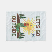 Eric Carle | Lass's Go Outside Fleecedecke (Vorderseite (Horizontal))