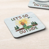 Eric Carle | Lass's Go Outside Getränkeuntersetzer (Linke Seite)