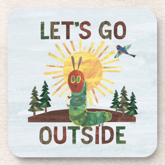 Eric Carle | Lass's Go Outside Getränkeuntersetzer (Vorderseite)